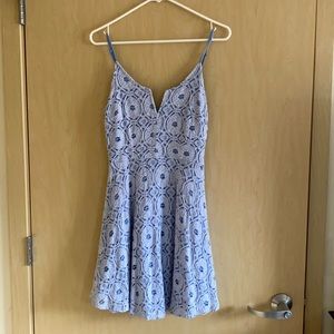 Light blue mini dress